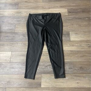 Torrid Faux Leather Leggings Sz 3 Full Length Pull On Pants Rock Concert Goth